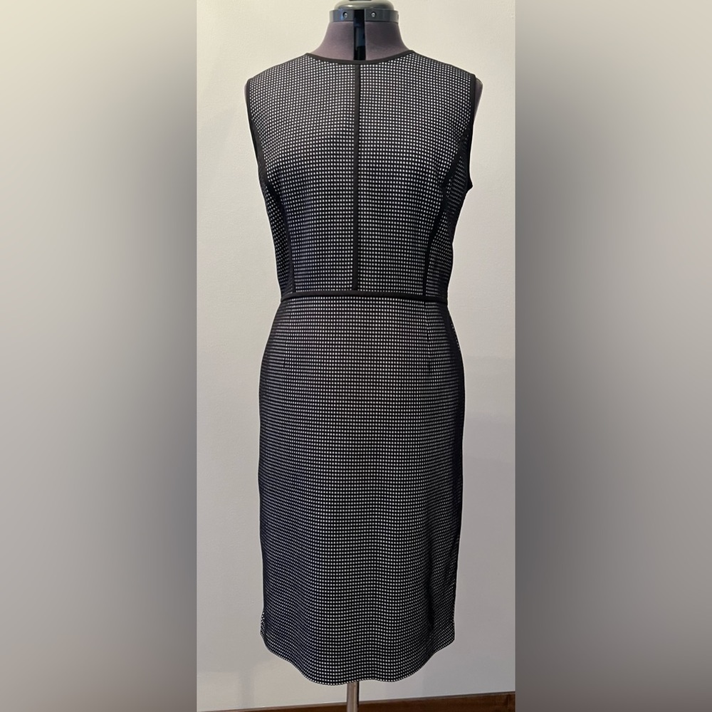NWT Lafayette 148 Sleeveless Sheath Midi Dress, Size 12